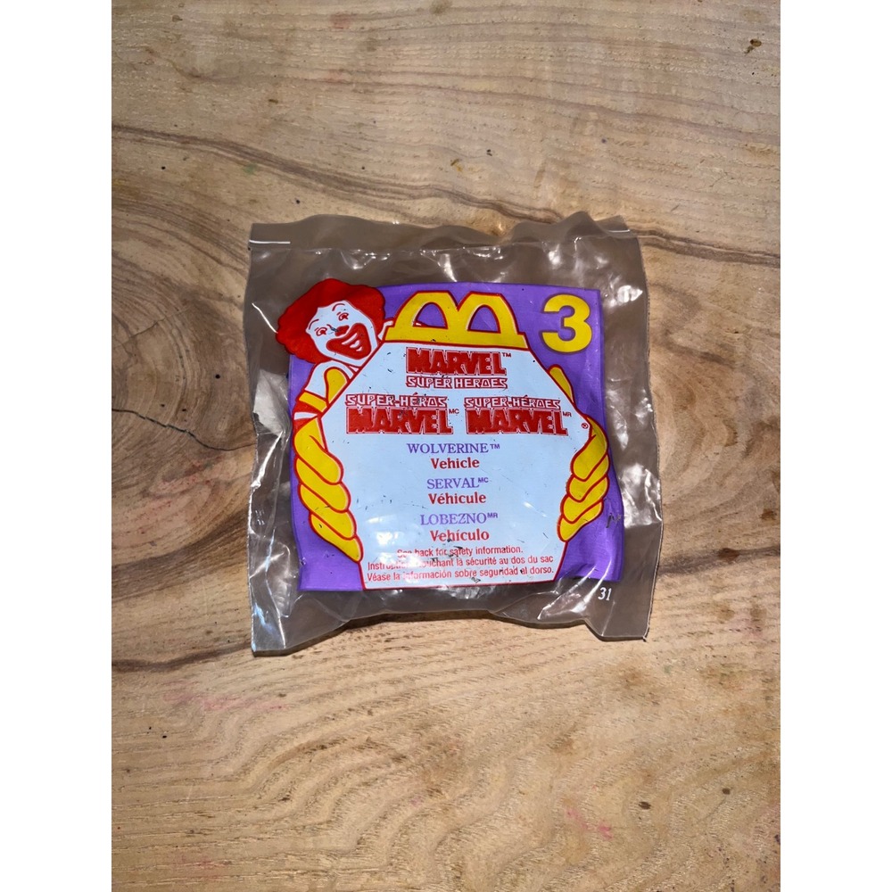 1996 McDonalds Marvel Super Heroes Happy Meal Toy Lot Spiderman/Storm/Wolverine - Picture 8 of 10